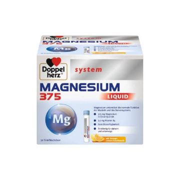 Magneziu, 375 mg, 30 flacoane unidoza, Doppelherz