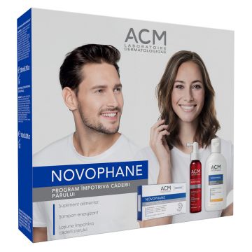 Pachet ACM, Șampon, Loțiune și Capsule Novophane (Concentratie: Sampon, Gramaj: 200 ml)