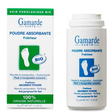 Pudra absorbanta pentru picioare Gamarde (Concentratie: Pudra, Gramaj: 35 g)