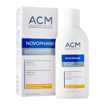 Sampon energizant cu 6 vitamine pentru par fragil Novophane ACM (Concentratie: Sampon, Gramaj: 200 ml)