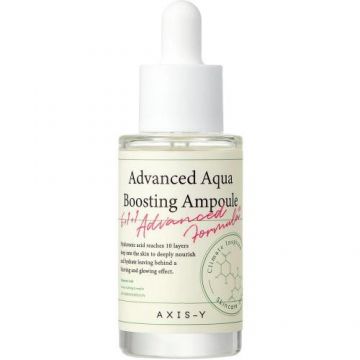 Ser pentru fata intens hidratant cu acid hialuronic Axis-Y Advanced Aqua Boosting Ampoule, 30 ml