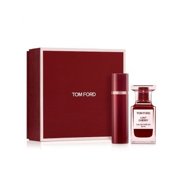 Set Cadou Tom Ford Lost Cherry, Unisex, Apa de Parfum, 50 ml + 10 ml