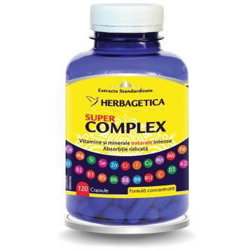 Super Complex, Herbagetica, 120 capsule