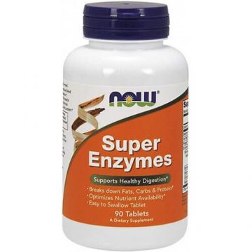 Super Enzime x 90 tb, Now Foods