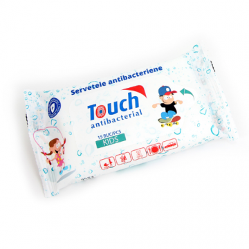 touch serv umede antibacteriene copii pachx15 buc