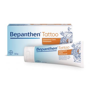 Bepanthen Tattoo Unguent pentru ingrijirea tatuajelor, 50 g, Bayer
