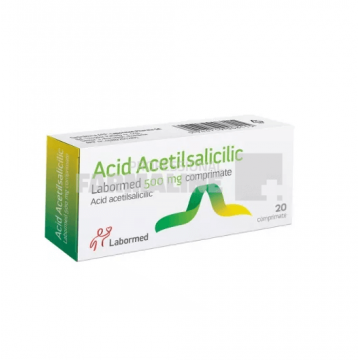 Labormed Acid Acetilsalicilic 500 mg 20 comprimate