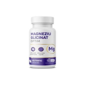 Magneziu glicinat Optim, 60 capsule, Nutrific
