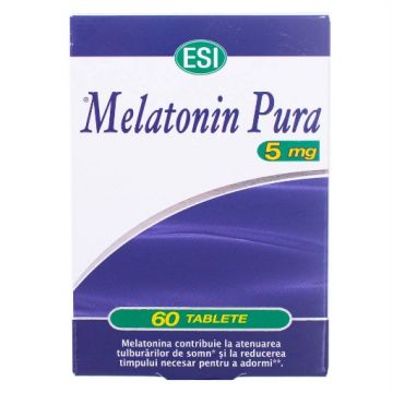 Melatonina Pura 5mg - 60 comprimate Esitalia