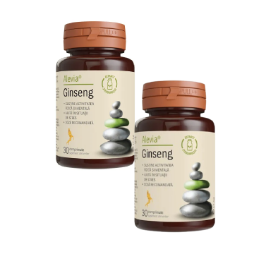 Pachet Ginseng, 30+30 comprimate, Alevia