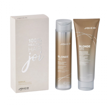 Pachet Promo Blonde Life Brightening Sampon 300ml + Balsam de par 250ml, Joico