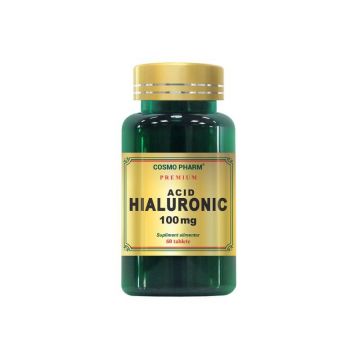 Cosmopharm Premium Acid hialuronic 100 mg, 60 tablete