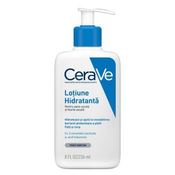 Lotiune hidratanta fata si corp, piele uscata si foarte uscata, 236 ml, CeraVe