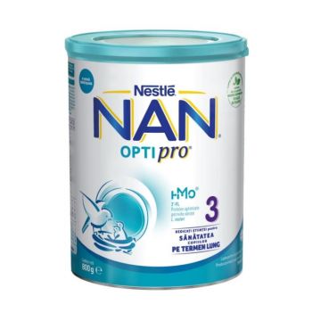Nestlé NAN® OPTIPRO® 3 HMO®, intre 1-2 ani, 800g