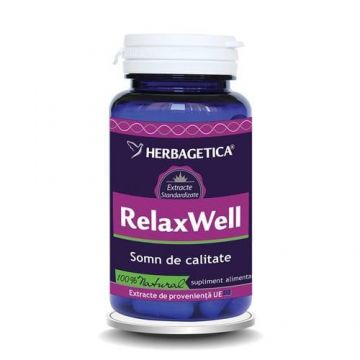 Relax well, 120 capsule, Herbagetica