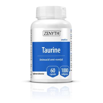 Taurine 1000 mg, 60 capsule, Zenyth