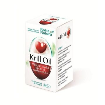 Ulei de Krill, 30 capsule, Rotta Natura