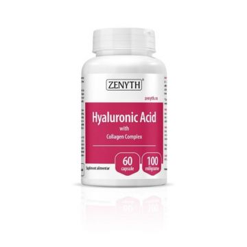 Zenyth Hyaluronic Acid with Collagen Complex, 60 capsule