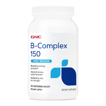 B-Complex Big 150™, Complex Vitamina B, 100 tablete, GNC
