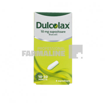 Dulcolax 10 mg 6 supozitoare