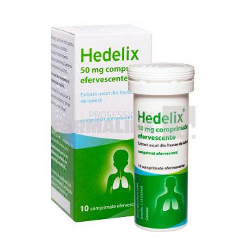Hedelix 50 mg 10 comprimate efervescente