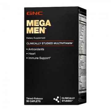 Mega Men®, Complex de Multivitamine pentru Barbati, 90 tablete, GNC