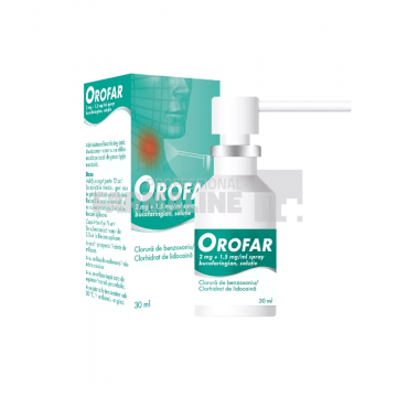 Orofar 2 mg/ml+1,5 mg/ml Spray