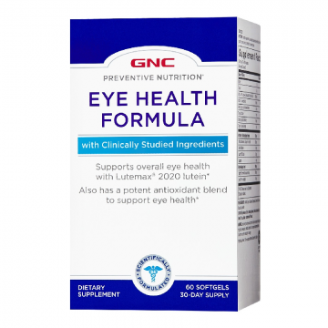 Preventive Nutrition Eye Health, Formula pentru Sanatatea Ochilor, 60 capsule, GNC