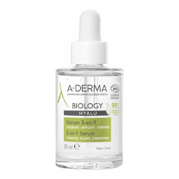 Serum hidratant 3in1 Biology Hyalu, 30ml, A-Derma