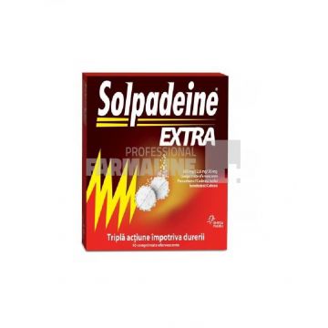Solpadeine Extra 500mg/12.8 mg/30mg 16 comprimate efervescente