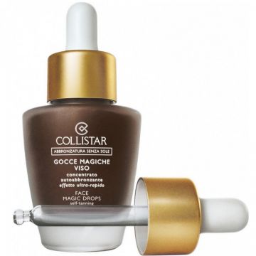 Autobronzant lichid Collistar Magic Drops Self Tanning Concentrate Ultra Rapid Effect (Gramaj: 30 ml, Concentratie: Autobronzant)