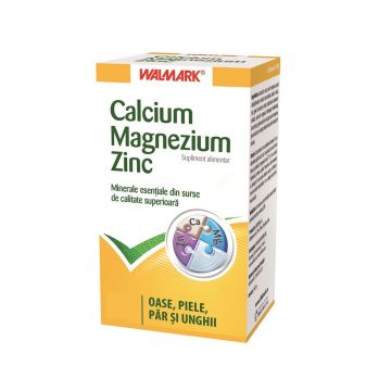 Calcium Magnezium Zinc, 30 tablete, Walmark