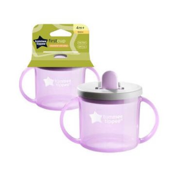 Cana Basics First Cup, +4 luni, 190ml, Mov, Tommee Tippee