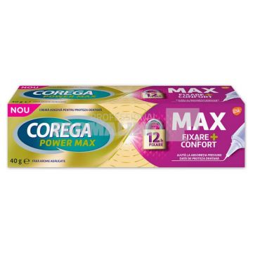 Corega Max Fixare + Confort Crema adeziva 40 g