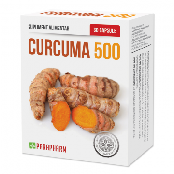 Curcuma 500, 30 capsule, Parapharm