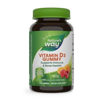 Jeleuri cu vitamina D3 Nature's Way, 120 jeleuri, Secom