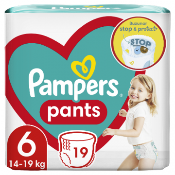 Pampers 6 (14-19 kg) Active baby Pants - 19 bucati