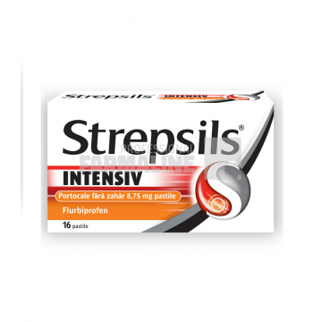 Strepsils Intensiv Portocale Fara Zahar 8,75 mg comprimate