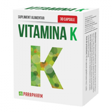 Vitamina K, 30 capsule, Parapharm