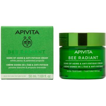 Apivita Crema pentru fata anti-imbatranire si fermitate Rich Bee Radiant, 50ml