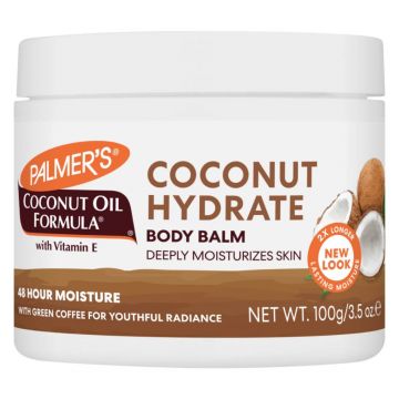 Balsam de corp cu vitamina E pentru 48h hidratare Coconut Oil Balm, 100g, Palmer's