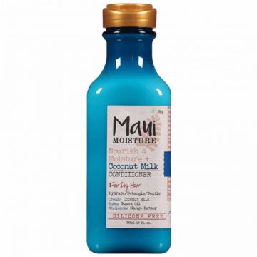 Balsam pentru par uscat Coconut Milk, 385ml, Maui