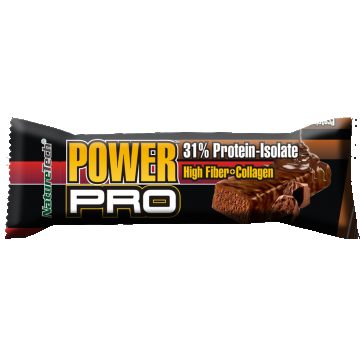 Baton energizant cu crema de ciocolata Power Pro, 80g, Nature Tech