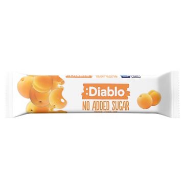 Baton fara zahar de cereale cu caise si invelis de iaurt, 30g, Diablo