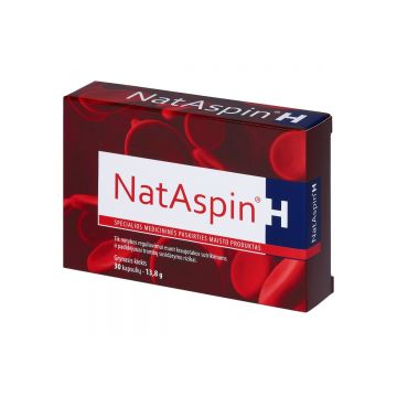 Capsule pentru vasele de sange si circulatia sangelui H, 30 capsule, NatAspin