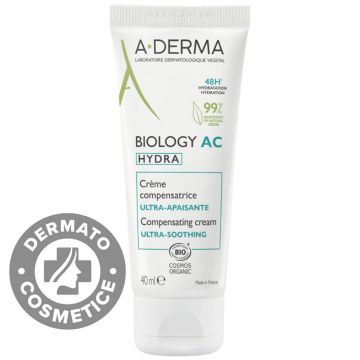 Crema compensatoare ultra-calmanta Hydra Biology AC, 40ml, A-Derma
