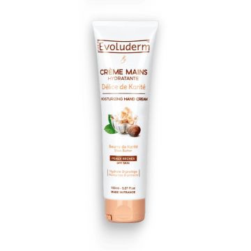 Crema de maini hidratanta Délice de Karité, 150ml, Evoluderm