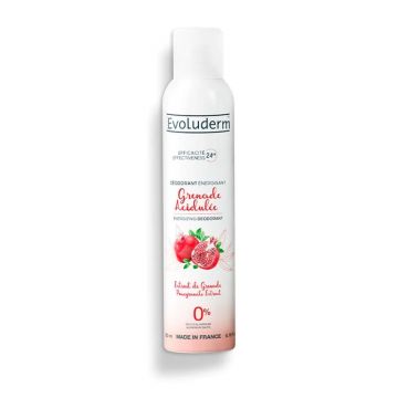 Deodorant 24h Énergisant Grenade Acidulée, 200ml, Evoluderm