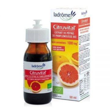 Extract din seminte de grapefruit Eco Citruvital, 50ml, Ladrome