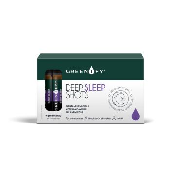 Fiole buvabile pentru somn profund, 10ml x 10 fiole, Greenify